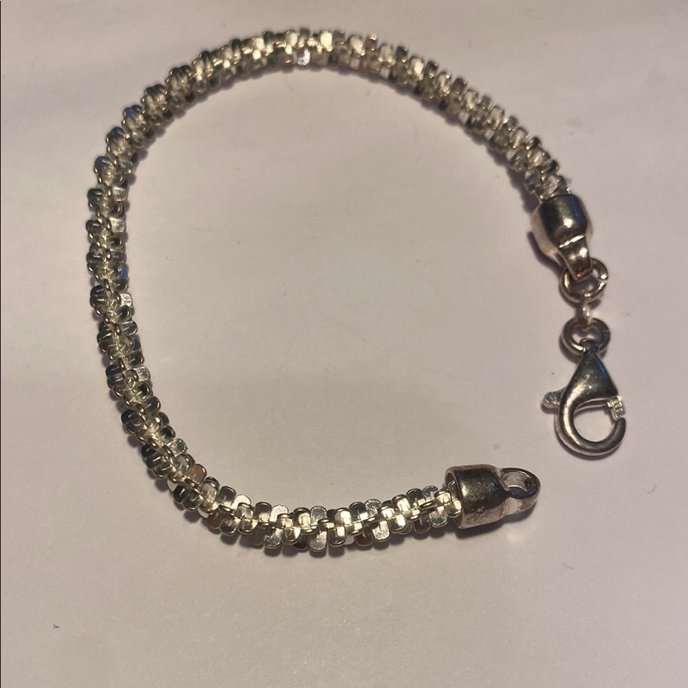 Elegant Sterling Silver Bracelet